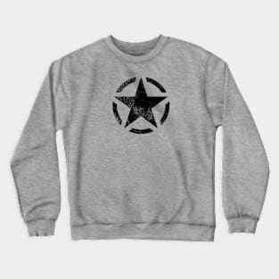 Military Star Crewneck Sweatshirt